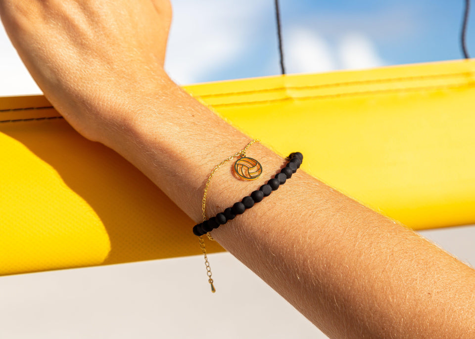Gold Volleyball Bracelet - VidaVibe Volleyball